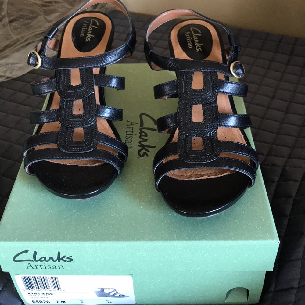 Clark’s Black Wedges